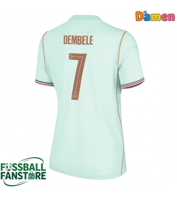 Frankreich Ousmane Dembele #7 Replik Auswärtstrikot Damen WM 2026 Kurzarm